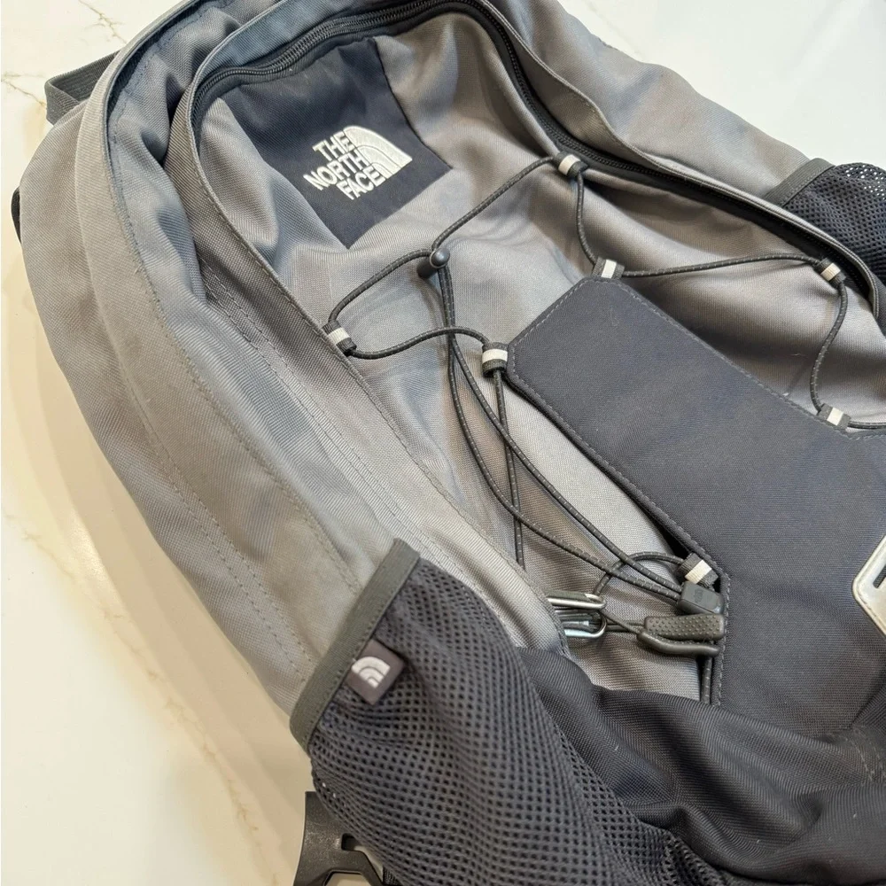 The North Face Jester Backpack in Black and Gray